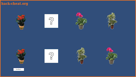 Plants Pair Matching Game screenshot