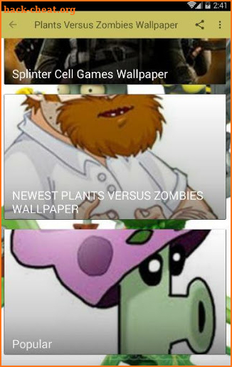 Plants Versus Zombies Wallpaper screenshot