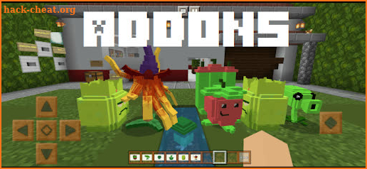 Plants Vs Zombies. Zombie mod for Minecraft. screenshot