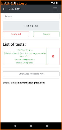 Platform Supply DP. Management screenshot