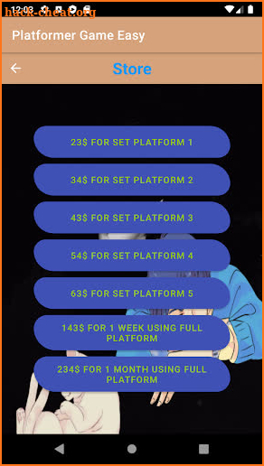 Platformer Game Easy screenshot