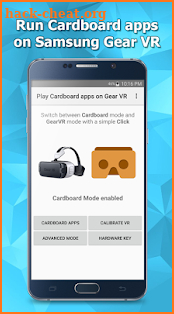 Play Cardboard apps on Gear VR screenshot