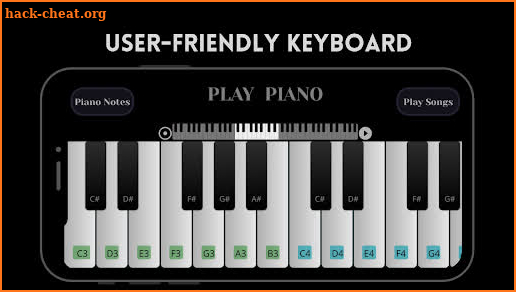 Play Piano: Melodies | Piano Notes | Keyboard screenshot