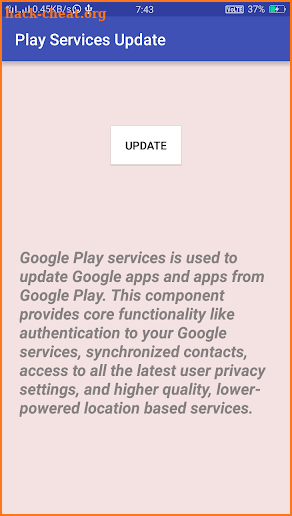 Play Services Updates screenshot