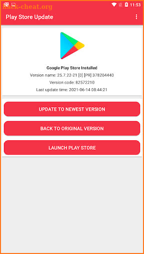 Play Store Update screenshot