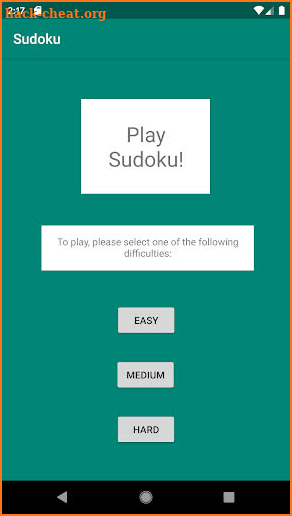 Play Sudoku! screenshot
