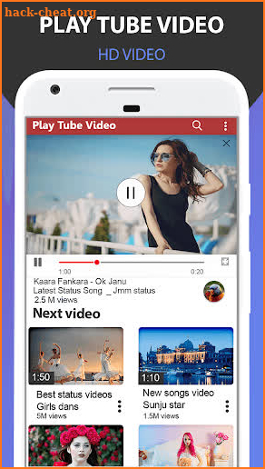 Play tube - Online video tube player Stream screenshot
