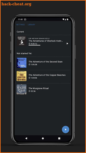 PlayBooks - audiobook player screenshot