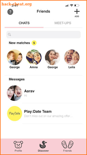 Play:Date Kids Social Network screenshot