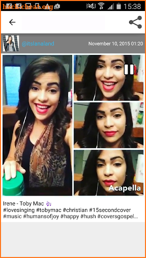 Player for Acapella singing screenshot