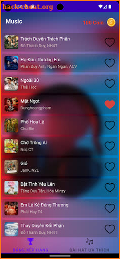 Player music screenshot