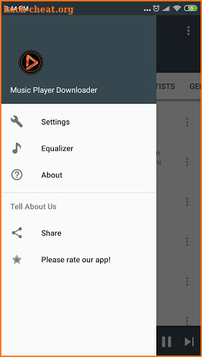 Player to Search Manage And Download Music on SD screenshot