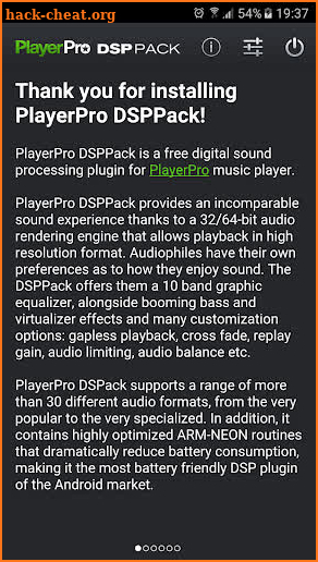 PlayerPro DSP pack screenshot