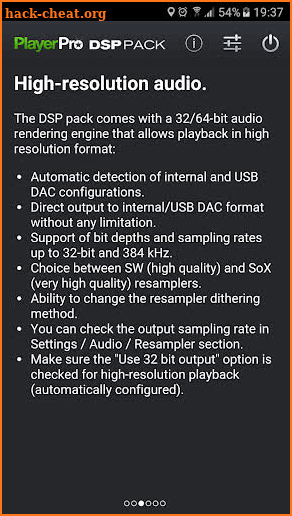 PlayerPro DSP pack screenshot