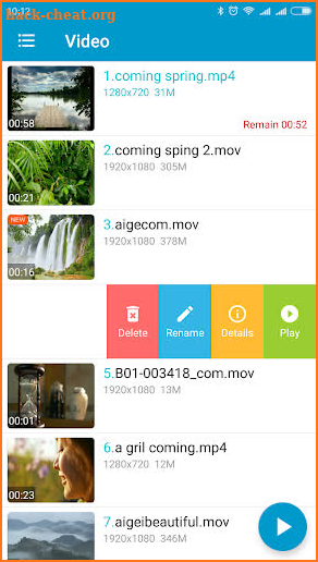 PlayerX Pro Video Player screenshot