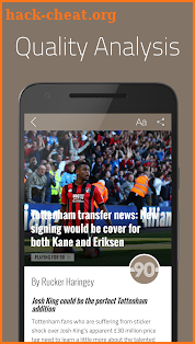 Playing for 90: News for Soccer Fans screenshot