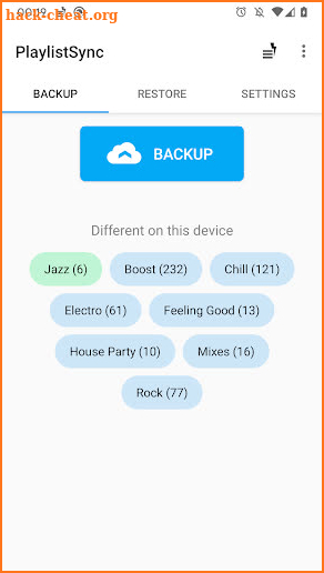 PlaylistSync - Playlist Backup screenshot