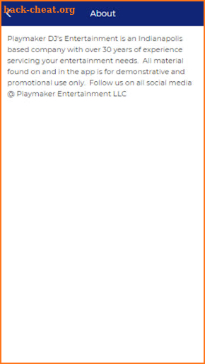 PlayMaker DJs Mixshow App screenshot