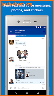 PlayStation Messages - Check your online friends screenshot