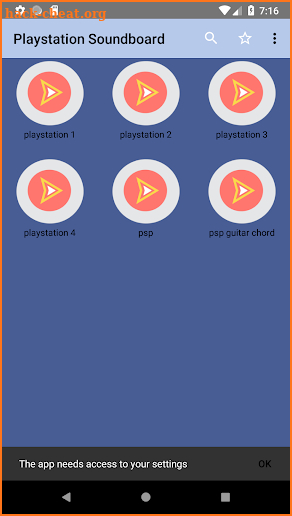 PlayStation Startup Soundboard & ringtone screenshot