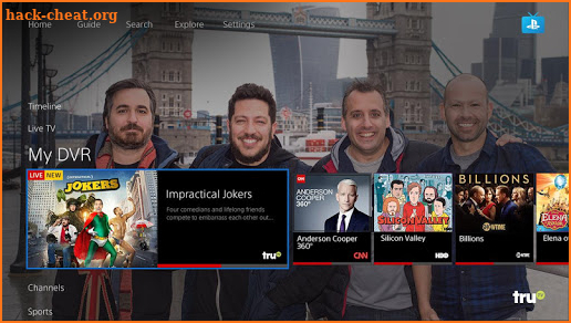 PlayStation Vue screenshot