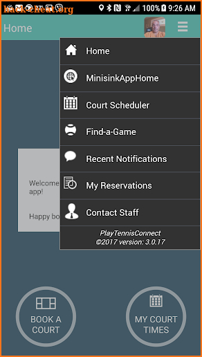 PlayTennisConnect V3 screenshot