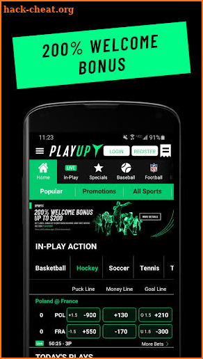 PlayUp Sports Betting Colorado screenshot