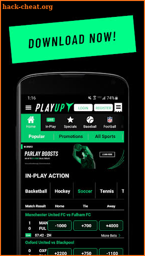 PlayUp Sports Betting Colorado screenshot