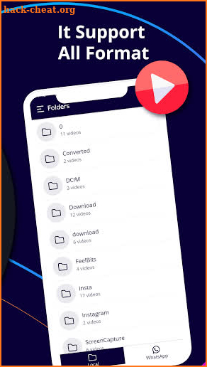PlayX - All Format HD Video Player & Hide Vault screenshot