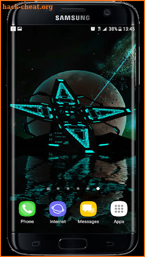 Plexus Space 3D Live Wallpaper screenshot