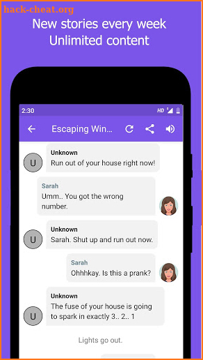 Plop Chat Stories - addictive text stories screenshot