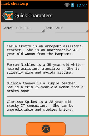 Plottapus Story Plot Generator screenshot