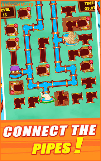 Plumber World : connect pipes screenshot