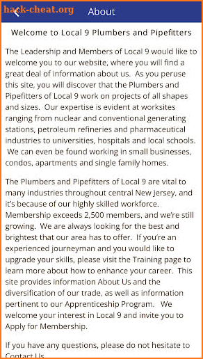 Plumbers & Pipefitters Local 9 screenshot