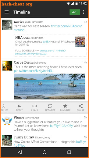Plume for Twitter screenshot