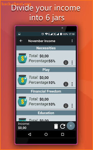 Plus 6 Savings Jars & Money manager screenshot