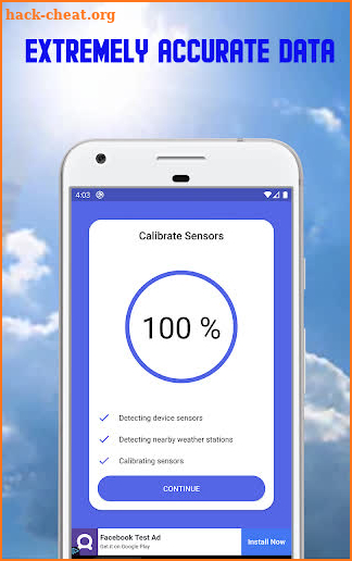 PLUS | Free indoor outdoor environment thermometer screenshot