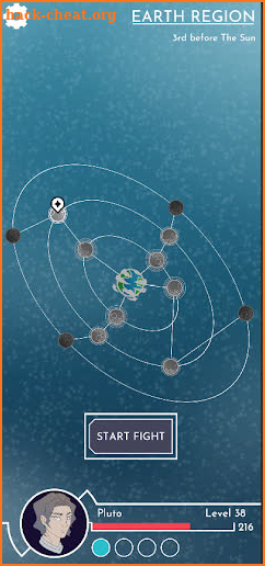Pluto's Ascent: Celestial Card RPG screenshot