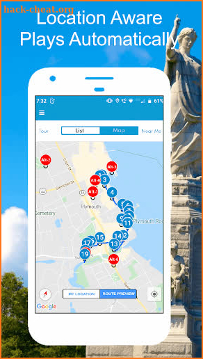 Plymouth Self-Guided GPS Tour screenshot
