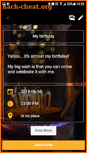 Plzcome Party Planner screenshot