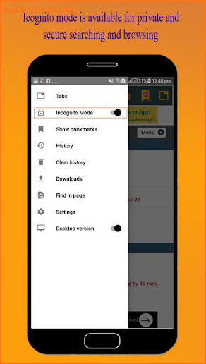 PM Browser - Ad Blocker & Data Saver screenshot