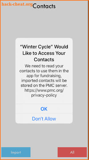 PMC 2020 Winter Cycle screenshot
