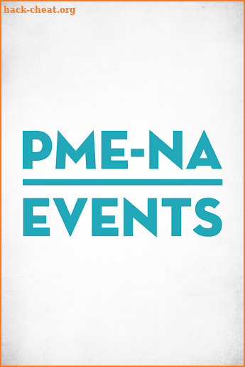 PME-NA Events screenshot