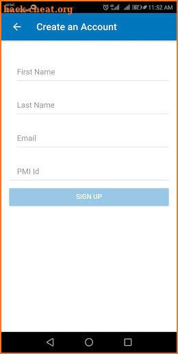 PMI Attendance User screenshot