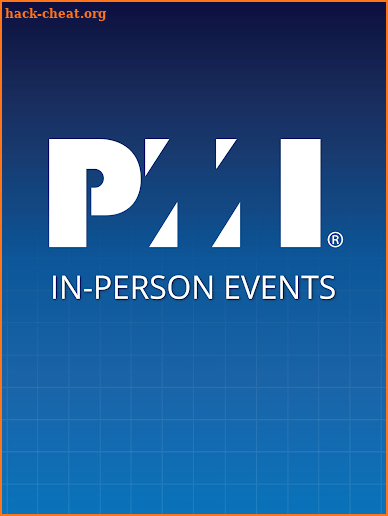 PMI InPerson Events screenshot
