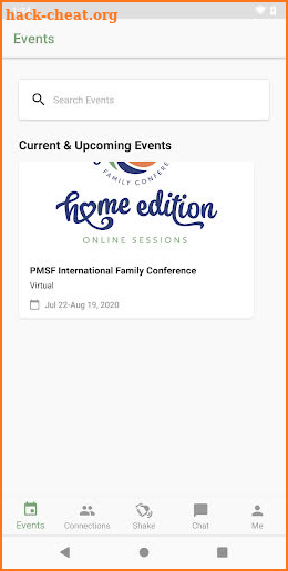 PMSF International Conference screenshot