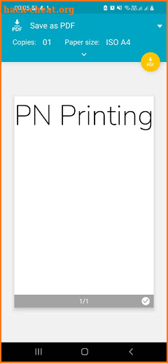 PN Printing screenshot