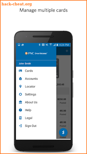 PNC SmartAccess® Card screenshot