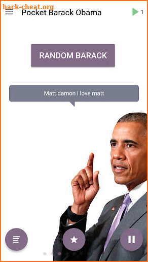 Pocket Barack Obama screenshot
