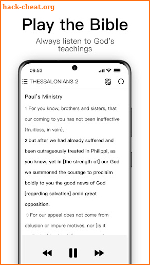 Pocket Bible - Audio version screenshot